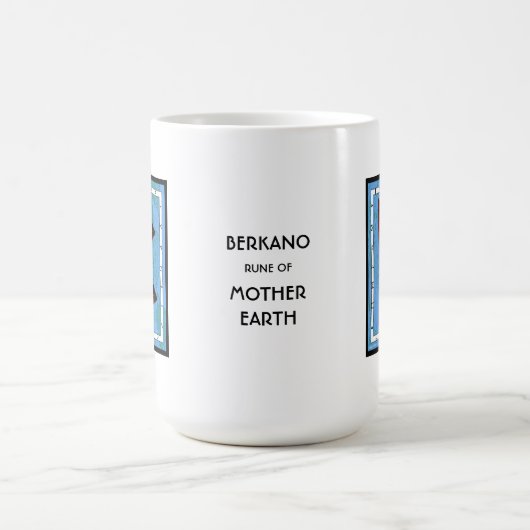 Berkano Rune Tasse - Mutter Erde! (Mittel)