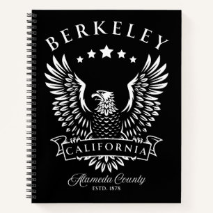 Berkeley Alameda County Kalifornien Vintage Adler Notizblock