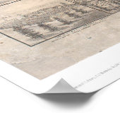 Berkeley, CA. Panoramakarte 1891 (0099A) - restaur Poster (Ecke)