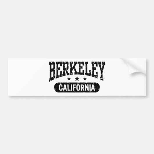 Berkeley California Autoaufkleber (Vorne)