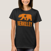 Berkeley California Bear Distressed Vinta T-Shirt (Vorderseite)