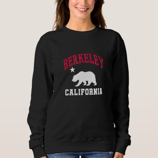 Berkeley California Bear Star Ca State Flag Sweatshirt (Vorderseite)