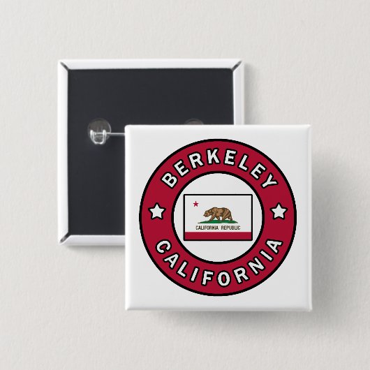 Berkeley California Button (Vorne & Hinten)