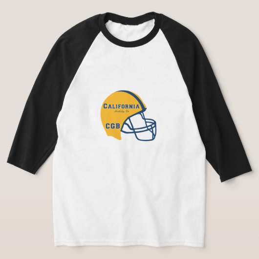 Berkeley California CA Football Helmet Logo T-Shirt (Ablage )