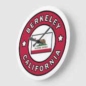 Berkeley California Große Wanduhr (Winkel)