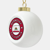 Berkeley California Keramik Kugel-Ornament (Rechts)
