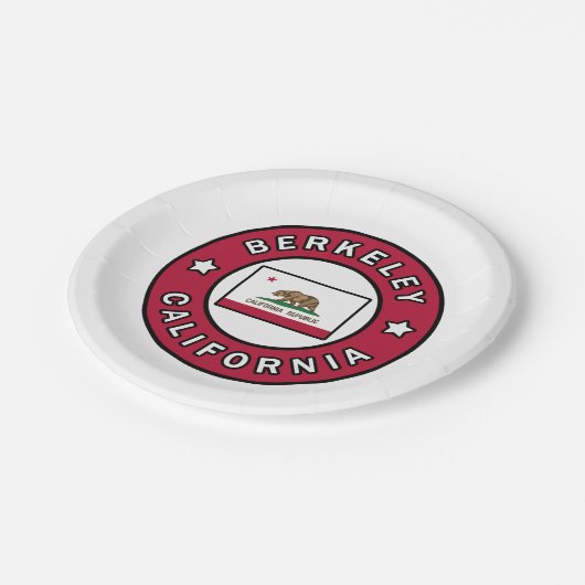 Berkeley California Pappteller (Schrägansicht)