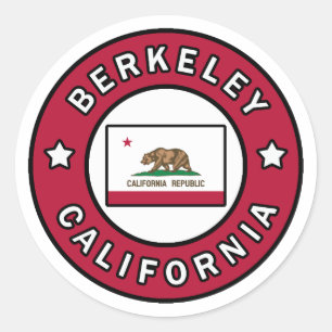Berkeley California Runder Aufkleber