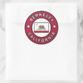 Berkeley California Runder Aufkleber (Tasche)