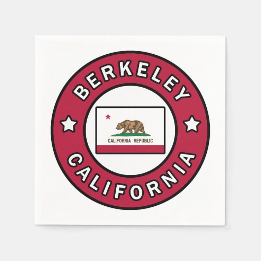 Berkeley California Serviette (Vorderseite)