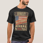 Berkeley California T-Shirt (Vorderseite)