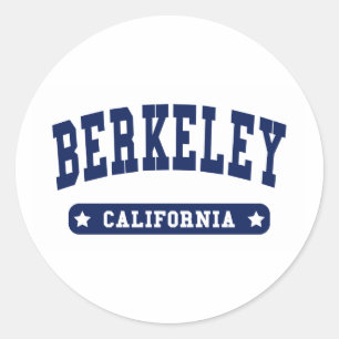 Berkeley California Uni Style to Shirts Runder Aufkleber