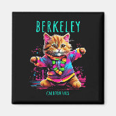 Berkeley California US Fun Niedlich-farbiges Tanze Magnet (Vorne)