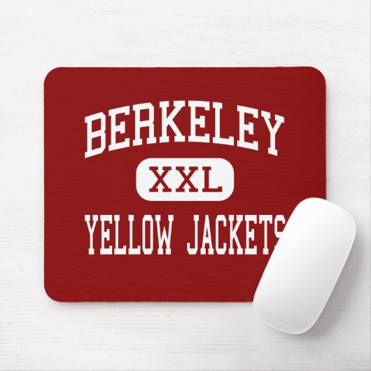 Berkeley - gelbe Jacken - hoch - Berkeley Mousepad (Mit Mouse)