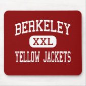 Berkeley - gelbe Jacken - hoch - Berkeley Mousepad (Vorne)
