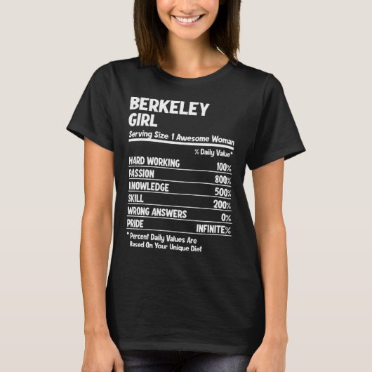 Berkeley Girl T-Shirt (Vorderseite)