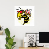 BERKELEY HIGH SCHOOL "FUNKY" VERSION YELLOWJACK POSTER (Heimbüro)