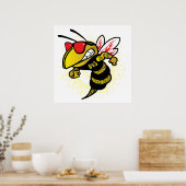 BERKELEY HIGH SCHOOL "FUNKY" VERSION YELLOWJACK POSTER (Küche)