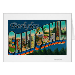 Berkeley, Kalifornien - große Buchstabe-Szenen