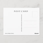 Berkeley, Kalifornien Postkarte (Rückseite)