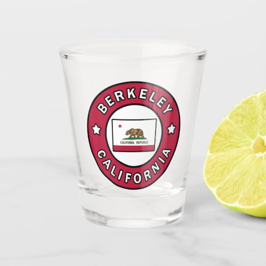 Berkeley Kalifornien Schnapsglas (Vorderseite)