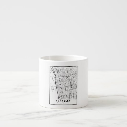 Berkeley Karte Espressotasse (Vorderseite)