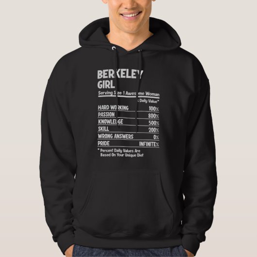 Berkeley Mädchen Hoodie (Vorderseite)