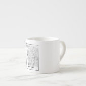 Berkeley Map Espressotasse (Vorderseite Rechts)