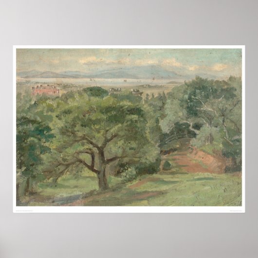 Berkeley mit Blick auf Kalifornien (0138B) Poster (Vorne)