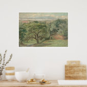 Berkeley mit Blick auf Kalifornien (0138B) Poster (Küche)