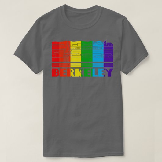 Berkeley Pride Berkeley LGBT-Geschenk LGBTQ-Unters T-Shirt (Design vorne)