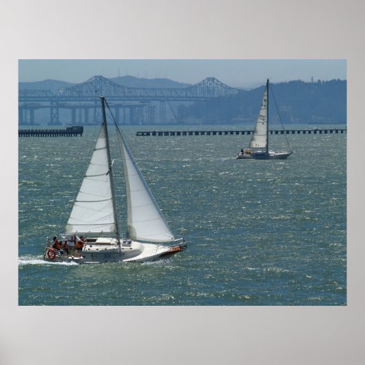 Berkeley Sailboats Poster (Vorne)