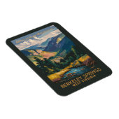 Berkeley Springs Illustration Travel Art Vintag Magnet (Rechte Seite)