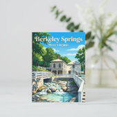 Berkeley Springs State Park USA Postkarte (Stehend Vorderseite)