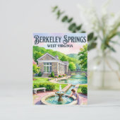 Berkeley Springs State Park USA Postkarte (Stehend Vorderseite)