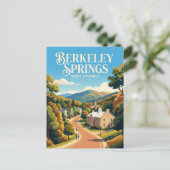 Berkeley Springs USA -> Berkeley Springs, USA wird Postkarte (Stehend Vorderseite)
