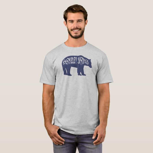 Berkeley Springs West Virginia Bear T-Shirt (Vorne ganz)