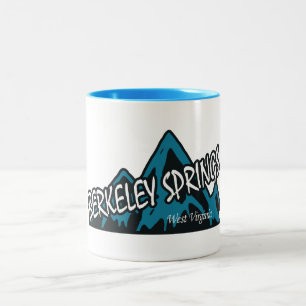 Berkeley Springs West Virginia Berge Zweifarbige Tasse