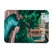 Berkeley Springs West Virginia Illustration Travel Magnet (Horizontal)