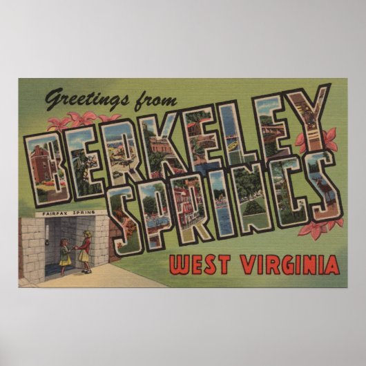 Berkeley Springs, West Virginia Poster (Vorne)