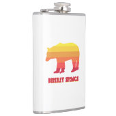 Berkeley Springs West Virginia Rainbow Bear Flachmann (Rechts)