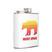 Berkeley Springs West Virginia Rainbow Bear Flachmann (Rechts)