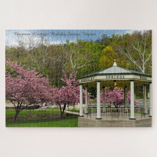 Berkeley Virginia .Christmas Greetings Jigsaw Puzz Puzzle (Horizontal)