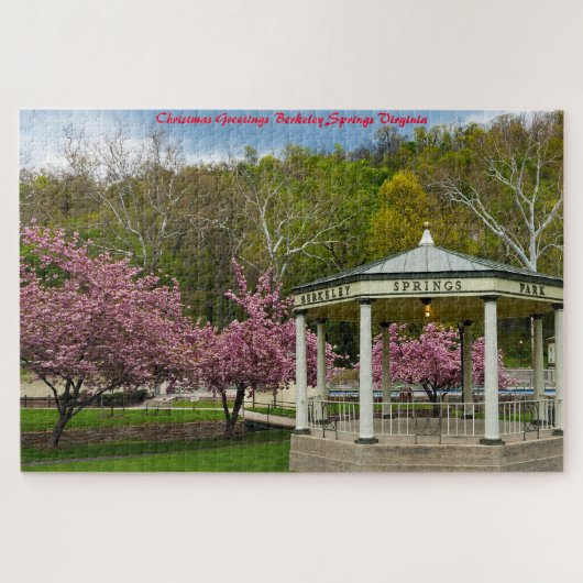 Berkeley Virginia .Christmas Greetings Puzzle (Horizontal)