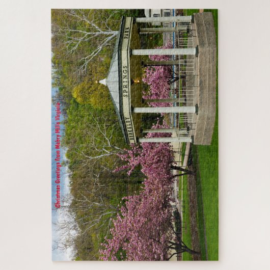 Berkeley Virginia im Frühling. Jigsaw Puzzle (Vertikal)