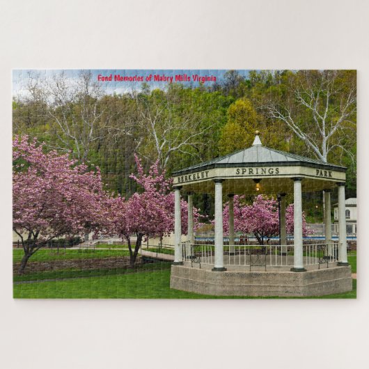 Berkeley Virginia im Frühling. Jigsaw Puzzle (Horizontal)
