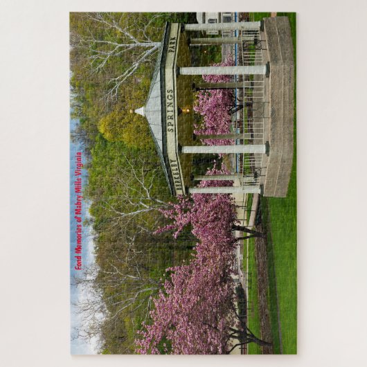 Berkeley Virginia im Frühling. Jigsaw Puzzle (Vertikal)