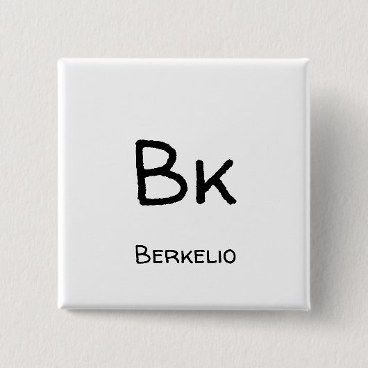 Berkelio - Bk Button (Vorderseite)