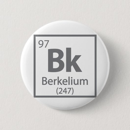Berkelium - Berkeley Button (Vorderseite)