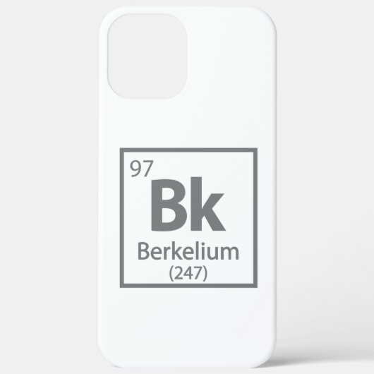 Berkelium - Berkeley Case-Mate iPhone Hülle (Rückseite)